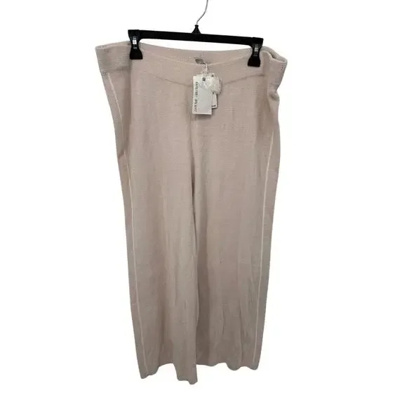 BAREFOOT DREAMS NWT CozyChic Ulra Light Side Stripe Crop Pants // XL - Picture 3 of 11